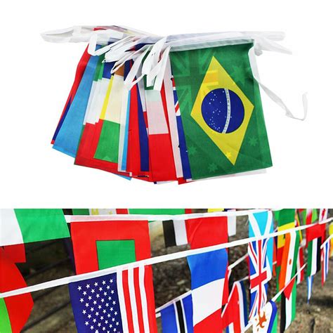 100 Countries String Flag International World Flags Bar Party Bunting Banner 25m - Party Bestbuy ...