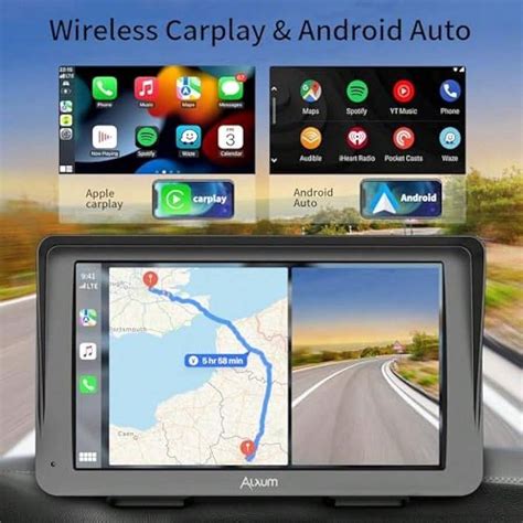 7 Inch Android Car Display Screen Portable Car Player With Navigation ...