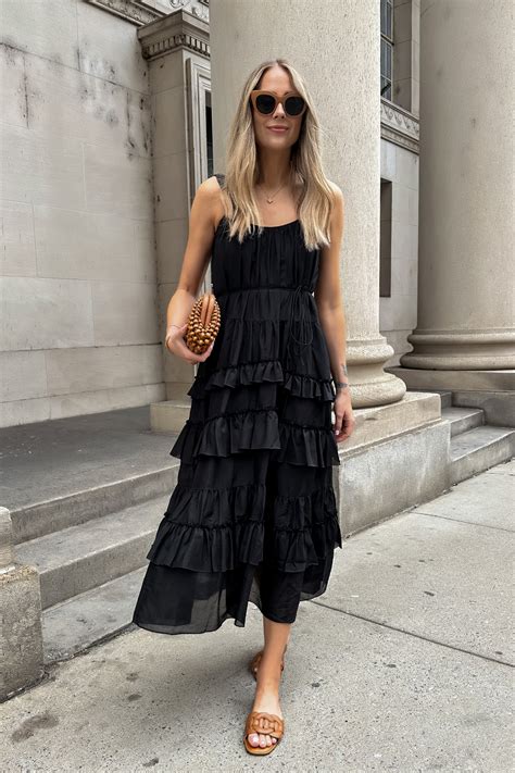 Black maxi summer dress online
