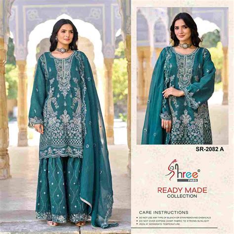 SHREE FABS HIT DESIGN SR-2082 COLOURS BY SHREE FABS SR-2082-A TO SR ...