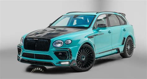 Mansory’s Bentley Bentayga Feroza Edition Has 888 HP And Eye-Searingly Bright Turquoise Paint ...