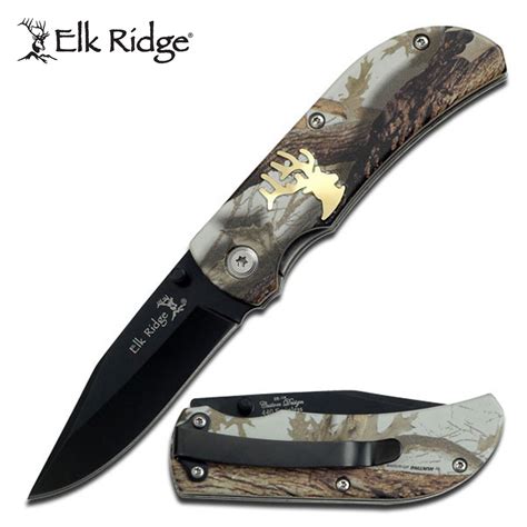 Pocket Folding Knives: ELK RIDGE knife folding 6.25” overall lock blade ...