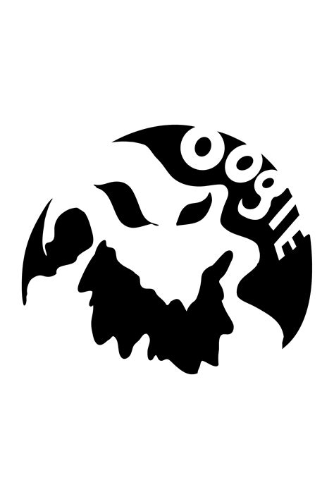 Oogie Boogie Pumpkin Stencil Printable - Printable Free Templates
