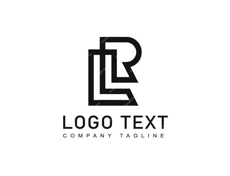 Premium Vector | L R typography logo