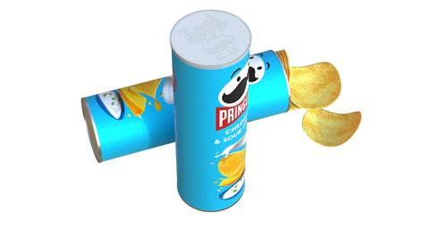 Pringles Cheddar Sour Cream - 3D Model by 3dstudio