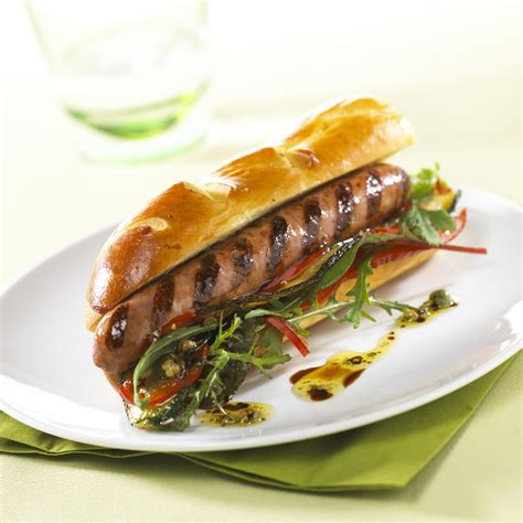 pain saucisse barbecue