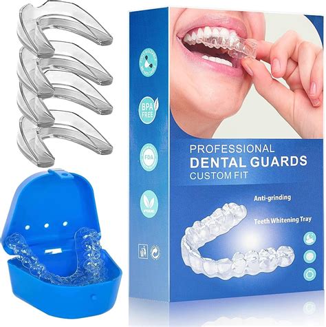 GFDYREE Mouth Guards for Clenching Teeth at Night, Mouth Guard for Grinding Teeth, Reusable ...