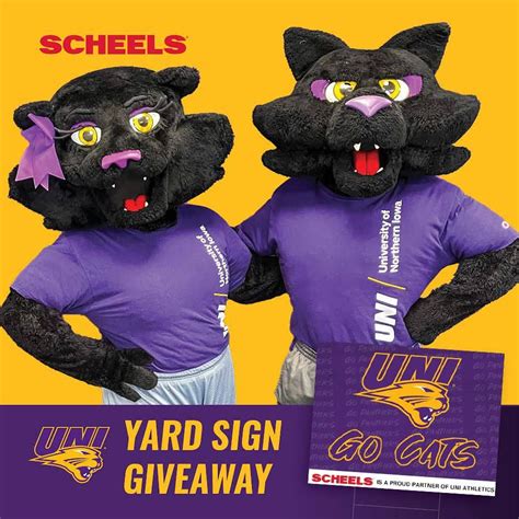 UNI Yard Sign Giveaway , Scheels (Cedar Falls, IA), 27 August 2024 ...