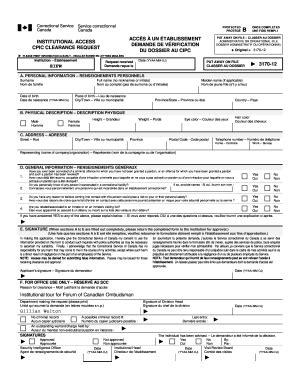 2012-2025 Formulaire Canada CSC/SCC 1279 Remplir en ligne, Imprimé ...