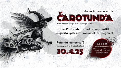 Čarotunda Open Air 2025, Rotunda Lounge Café, Hradec Kralove, 30 April ...