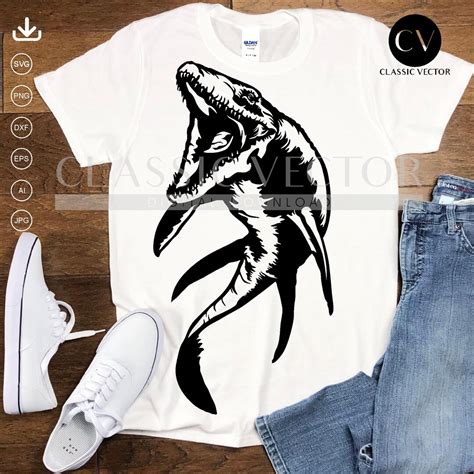 Buy Mosasaurus Digital Download Mosasaur Svg File Online in India - Etsy