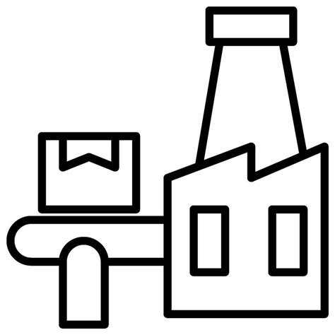 Manufacturing Vector Outline 的图像结果