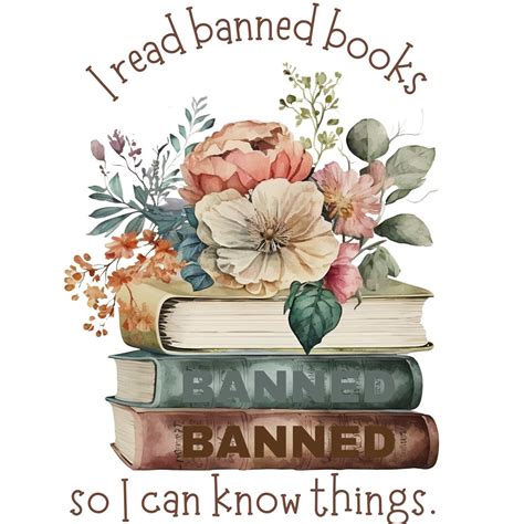 Banned Books Svg Png, Don't Ban Books Svg Png, Read Banned Books Week ...