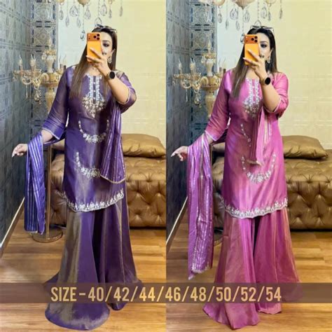 KK Designer Zardosi Dabka Divider Pant Outfit – KIMEE FASHION