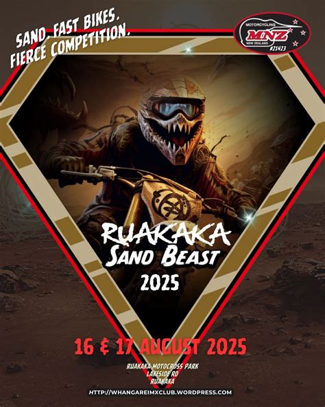 RUAKAKA SAND BEAST 2025, Ruakaka Motorcross Park, Whangarei, 15 August ...