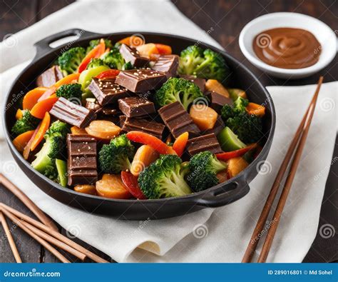 A Flavorful Stir-fry, but Replace the Vegetables with Different Types ...
