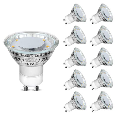 Lepro Gu10 Led Bulbs Warm White 2700k 4w 325lm 50w | Desertcart INDIA