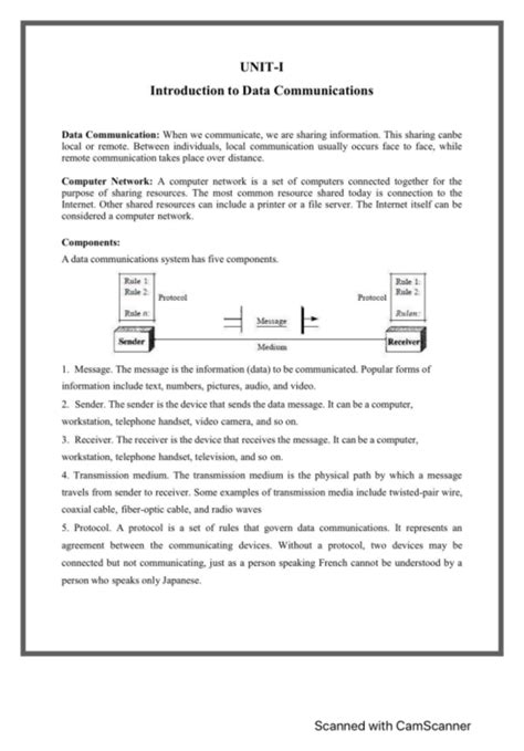Unit 1 — Introduction to DC - Introduction to Data Communications Data ...