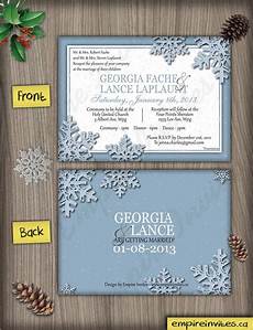 Wedding Invitation Ottawa by Custom Winter Wedding Invitations Canada Empire Invites Wedding Invitation Ottawa