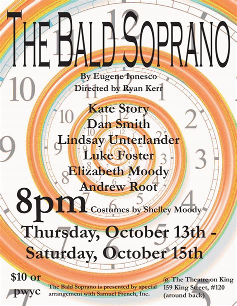 The Bald Soprano 2016 – The Theatre On King