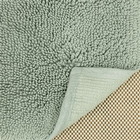 Mohawk Home Classic Cotton II Bath 21-in x 34-in Seaglass Cotton Bath ...