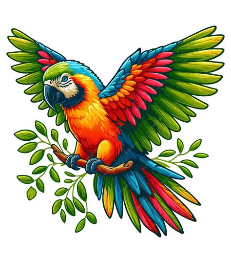 Parrot bird clipart | Premium AI-generated vector