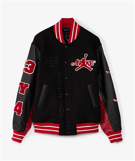 Jordan Letterman Jacket New Nike Air Jordan Leather Varsity Letterman