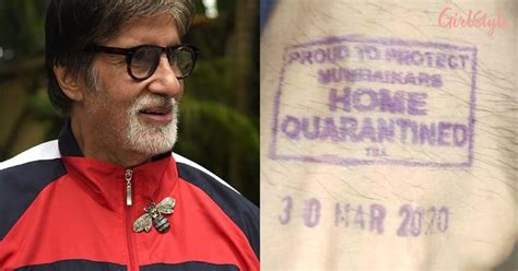 Coronavirus: Amitabh Bachchan Gets Self-Quarantined Stamp