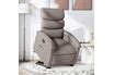 Fauteuil de salon vidaXL Fauteuil inclinable taupe tissu, chaise ...