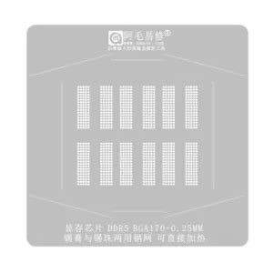 DDR5 BGA170 Reballing Stencil for Precise Solder Placement on BGA ...