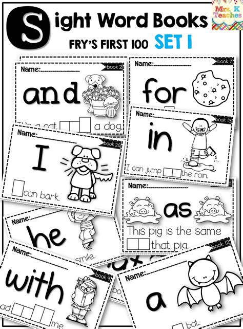 Free Sight Word Books - Letter Words Unleashed