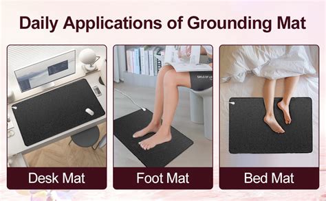 Amazon.com: Seader Grounding Mat with 15ft Grounding Cord, Conductive ...