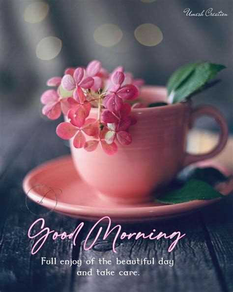 Good Morning Wishes with Flowers