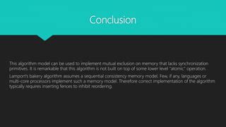 Image result for Bakery Algorithm