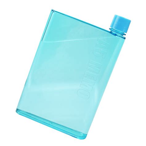 HOKIPO Plastic Water Bottle, 420ml, Set of 1, Blue : Amazon.in: Home ...