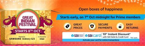 FLIPKART Big Billion Days 2023 / Amazon Great Indian Festival: The Best ...