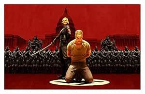 BALDAU PRINTS Wolfenstein Game Wall Poster For Room (Gloss Laminated ...
