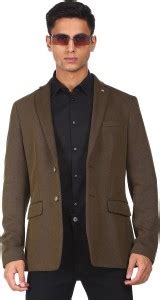 ARROW Self Design Single Breasted Formal Men Blazer - Buy ARROW Self ...