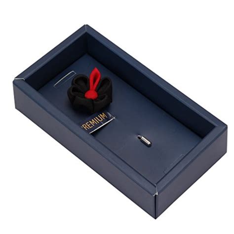 Buy Peluche Dual Shaded Beauty - Black Colored Brooch/Lapel Pin for Men ...