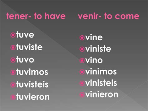 PPT - Irregular Preterite Verbs PowerPoint Presentation, free download ...