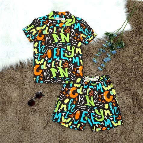 Shop Abstract Printed Boys Two Piece Sets Online India