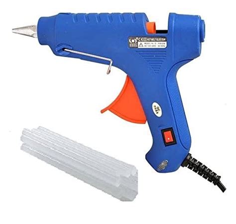 Glue Gun 60W with ON Off Switch & 20 Glue Sticks : Amazon.in: Home ...