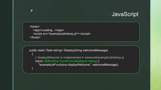 Image result for Dot Net Blazor Jsruntime Run Script