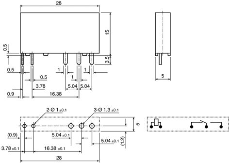RS PRO | RS PRO PCB Mount Power Relay, 5V dc Coil, 6A Switching Current ...