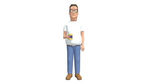 King Of The Hill - Hank Hill - GET THIS MODEL ↓ - 3D model by yugengen [17cae1d] - Sketchfab - who created king of the hill
