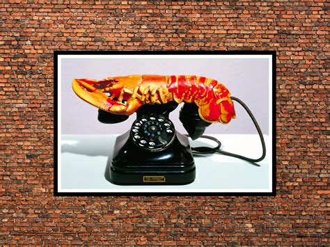Salvador Dali, Lobster Telephone, Exhibition Print, Museum Poster, Wall ...