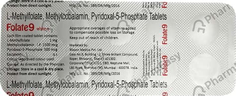 Folate 9 Strip Of 10 Tablets: Uses, Side Effects, Price & Dosage ...