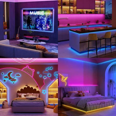 5m RGBIC LED Strip Lights 5V with Smart Controller Adaptor | Concept Kart