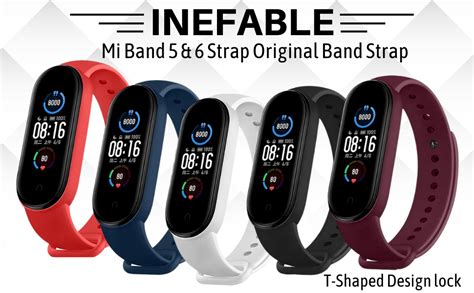 INEFABLE Mi SmartWatch 5 and 6 Straps Original for Mi Watch M5 and M6 ...