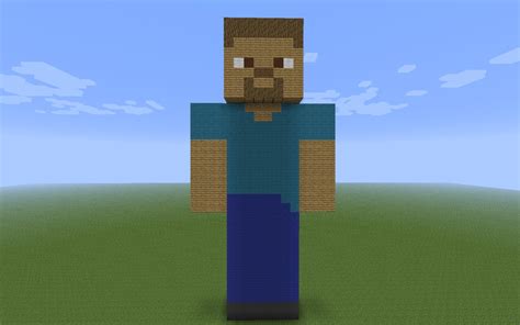 Image result for Minecraft Steve Skin Statue Tutorial